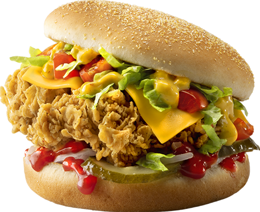 Чизбургер Де Люкс в Ростикс — цена, калорийность, состав, вес и фото